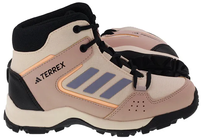 Adidas Kids Terrex Hyperhiker Mid Sand Strata Silver Violet Acid Orange