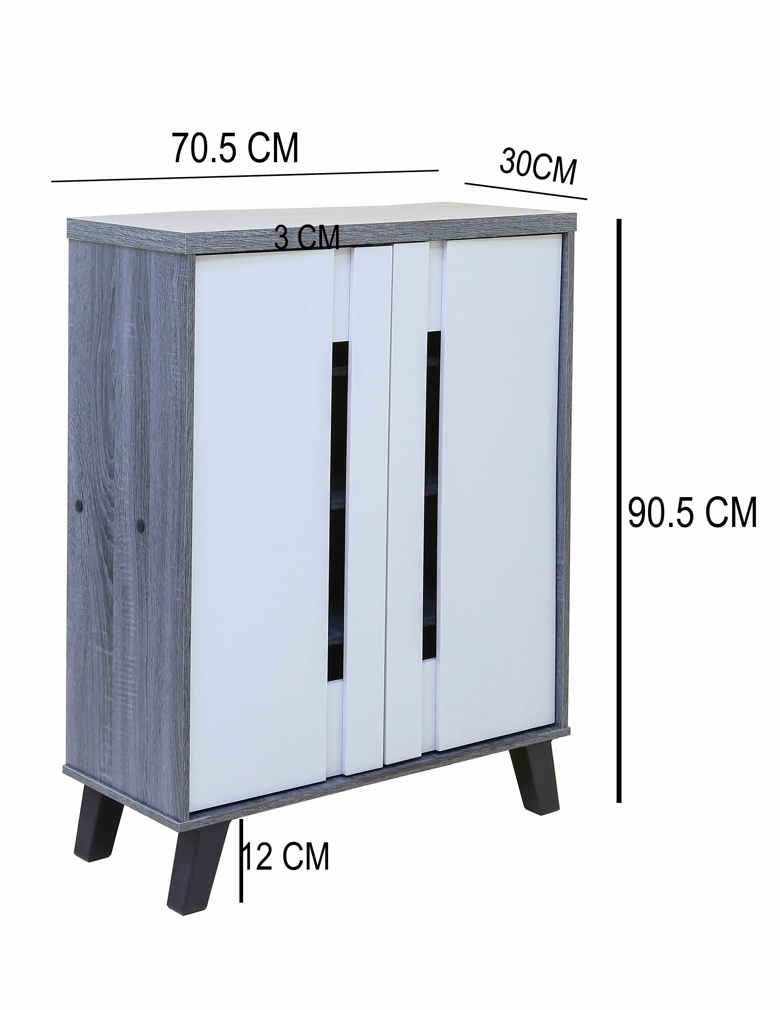 AFT TWO DOOR SHOE CABINET SIMPLICITY SERIES