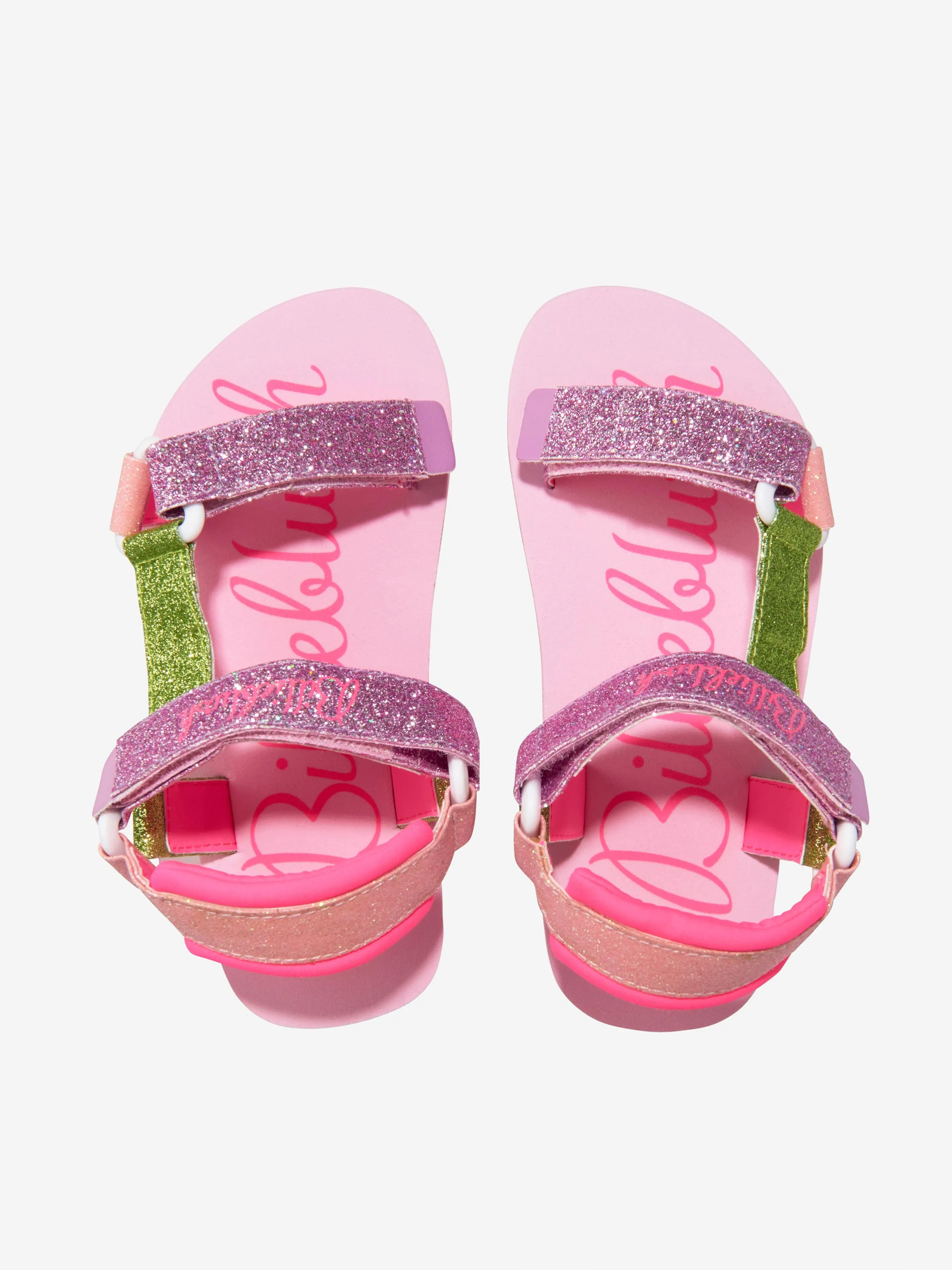 Billieblush Girls Glitter Sandals in Multicolour