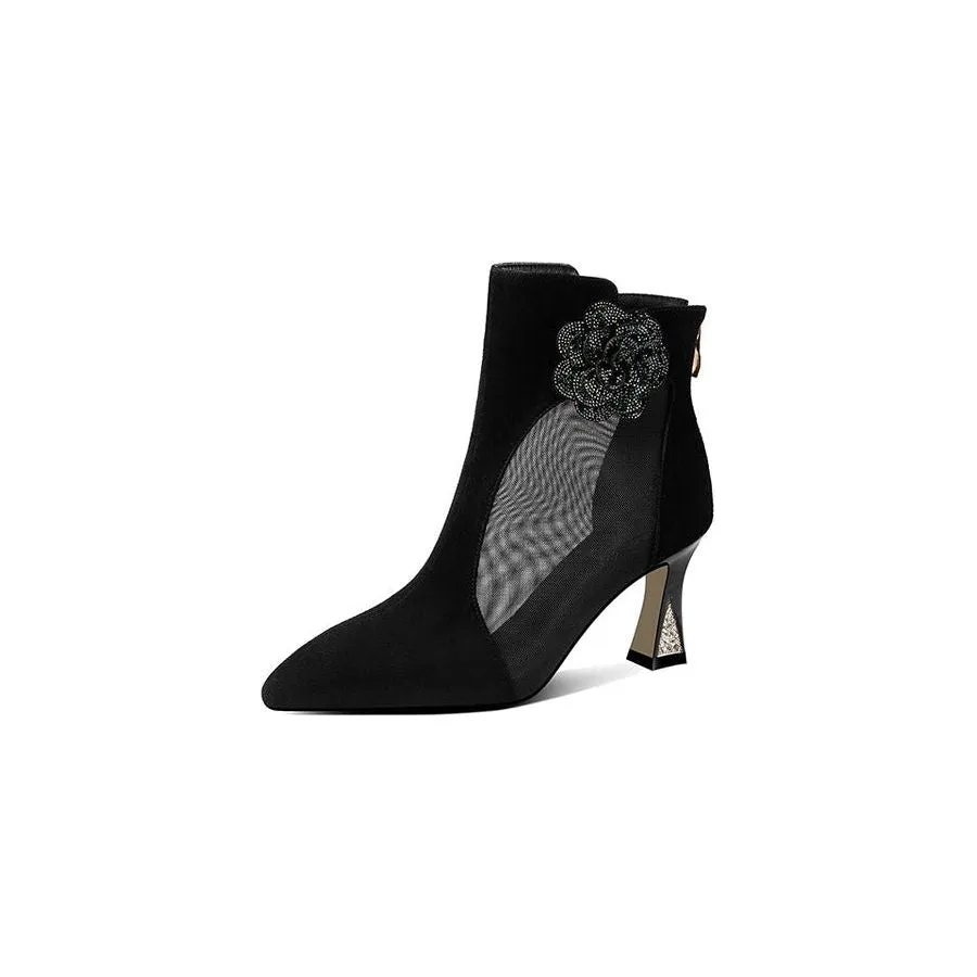 BlossomLux Thin Heel Boots