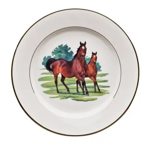 Bluegrass Charger 12" - Julie Wear Equestrian Tableware