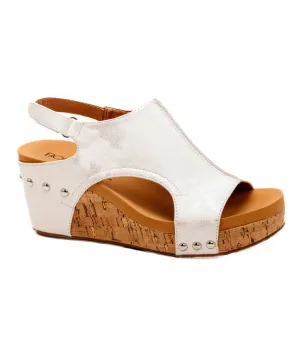 Carley in White Metallic 2 by Corkys