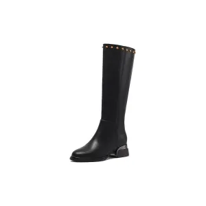 ChicLeather Elegant Knee-High Boots