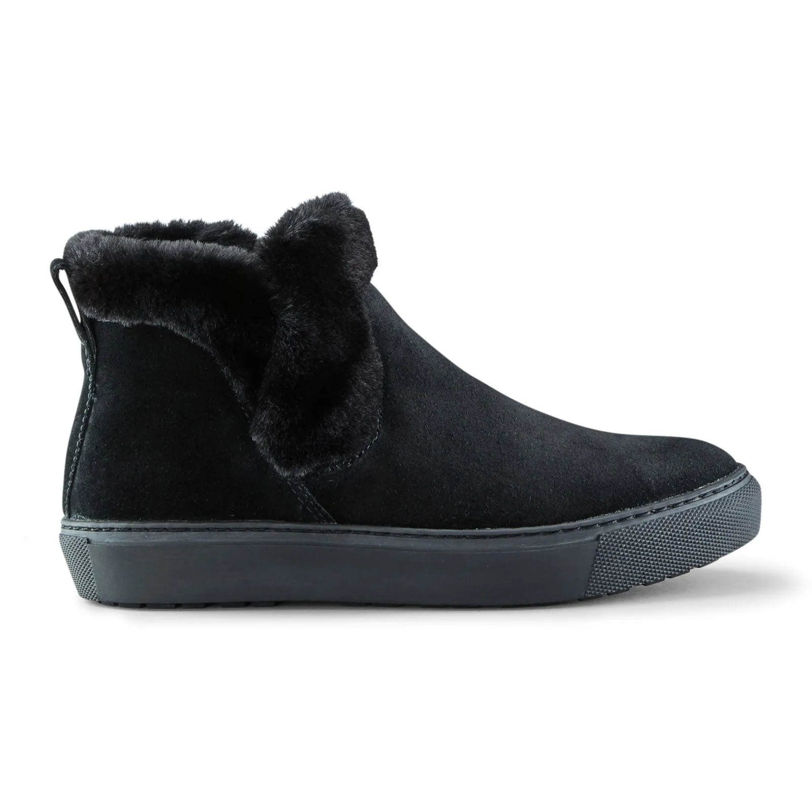 Cougar Duffy Winter Ankle Boot (Women) - Black Suede