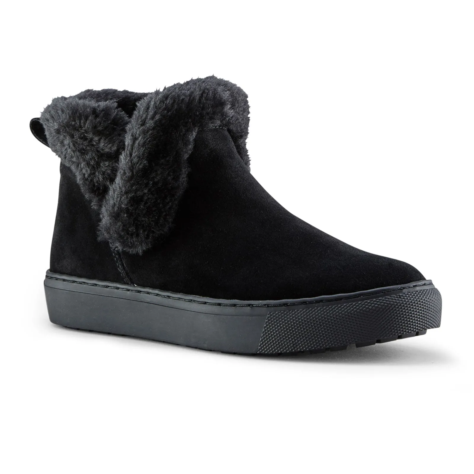 Cougar Duffy Winter Ankle Boot (Women) - Black Suede