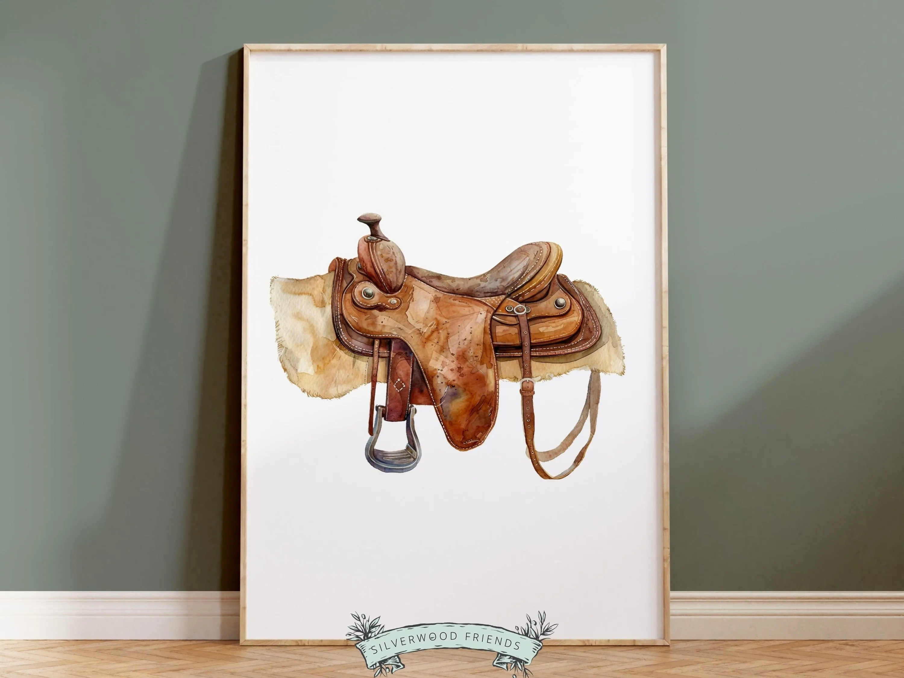 Cowboy Nursery Prints - Set of 6