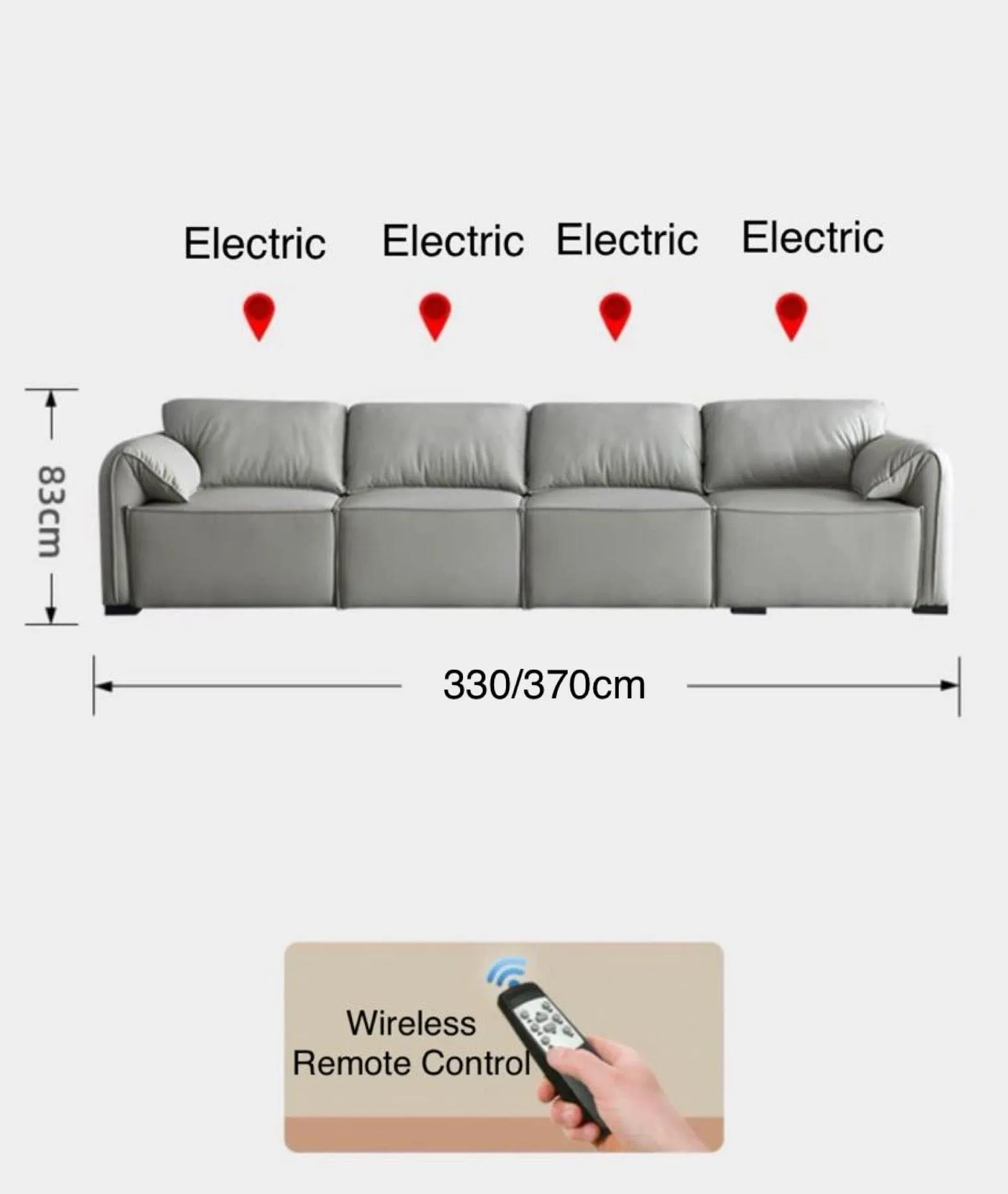 Crystal Scratch Resistant Electric Sofa Bed