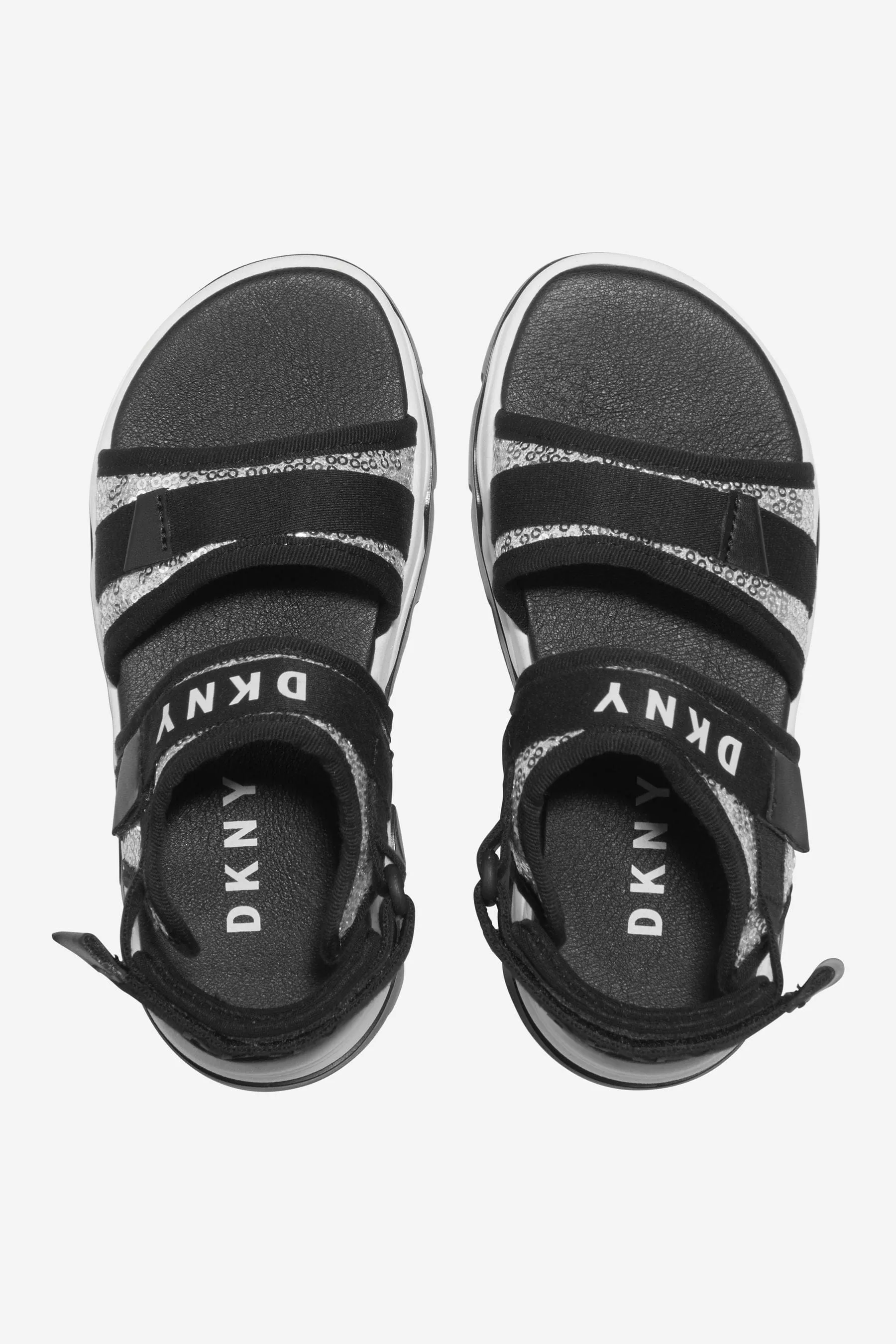 DKNY Girls Bicolour Logo Sandals