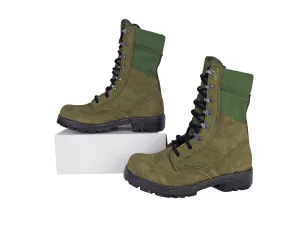 Dutch Army - Jungle Boots - Suede - Full-green -  Super Grade