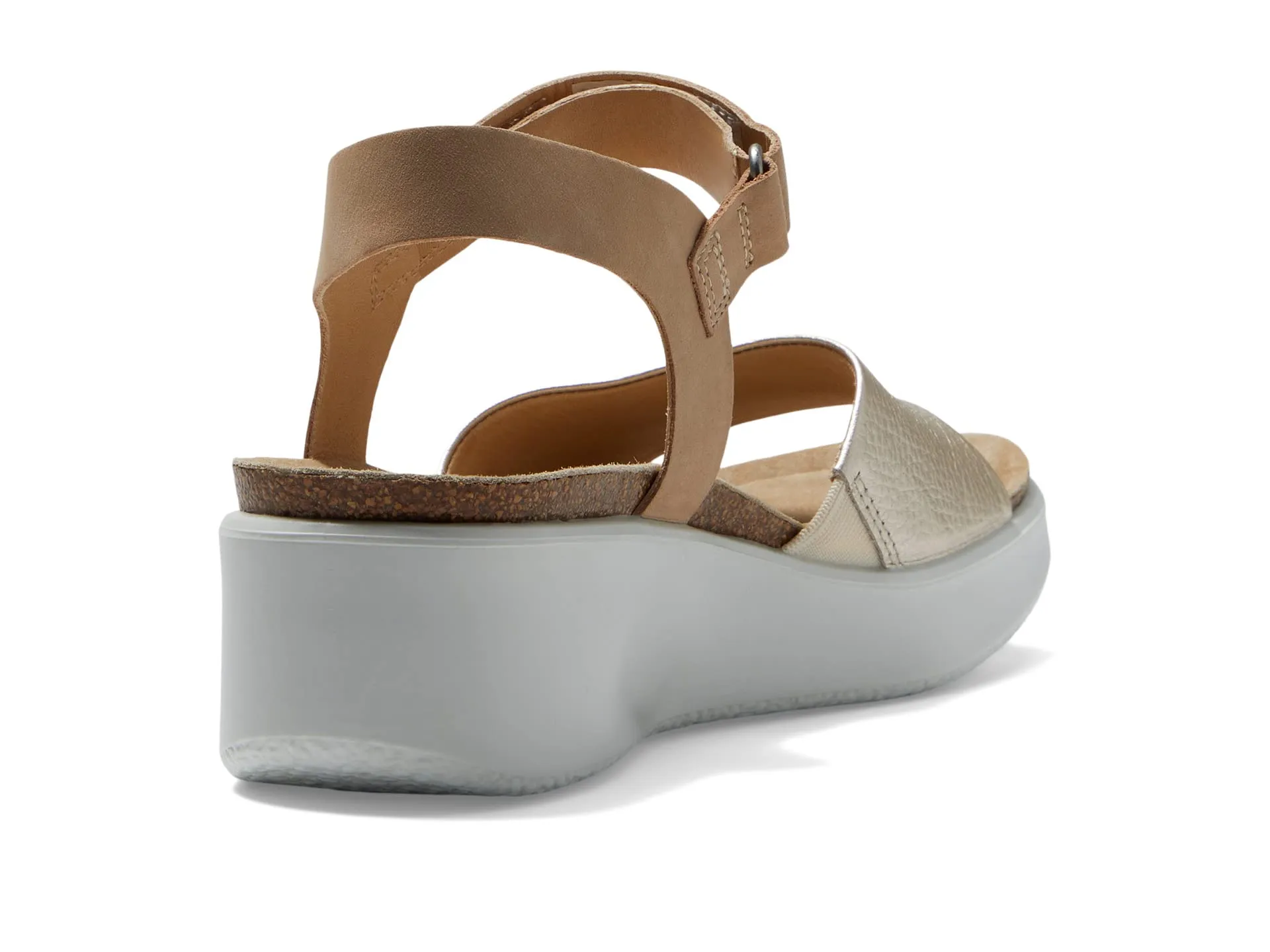 ECCO Flowt Wedge Cork Sandal Heels