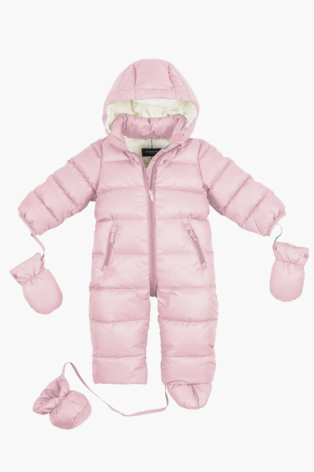 Eddie Pen Mellow Down Baby Suit - Pink