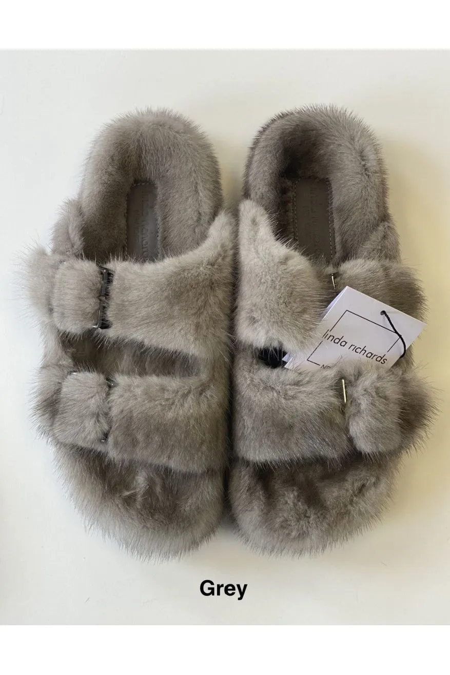 Linda Richards Mink Slides MKS-01 | Grey