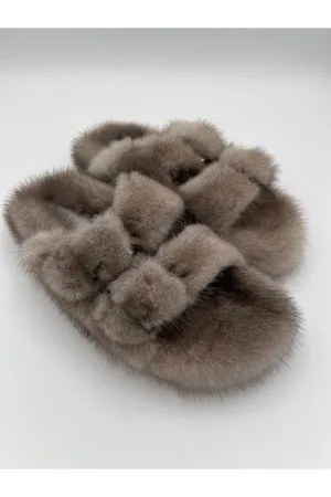 Linda Richards Mink Slides MKS-01 | Grey