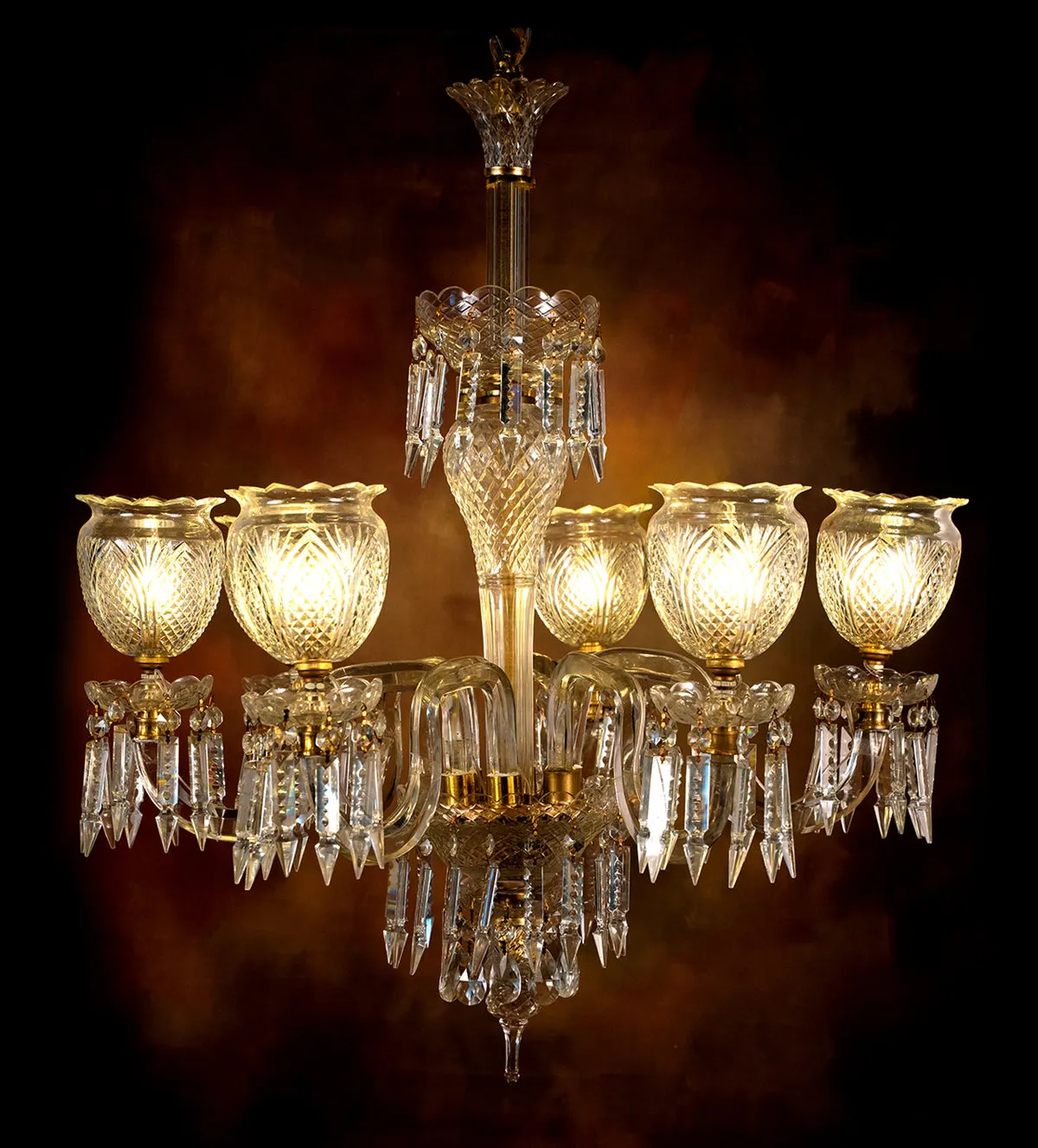 Maharaja’s Grand Crystal Cascade Chandelier