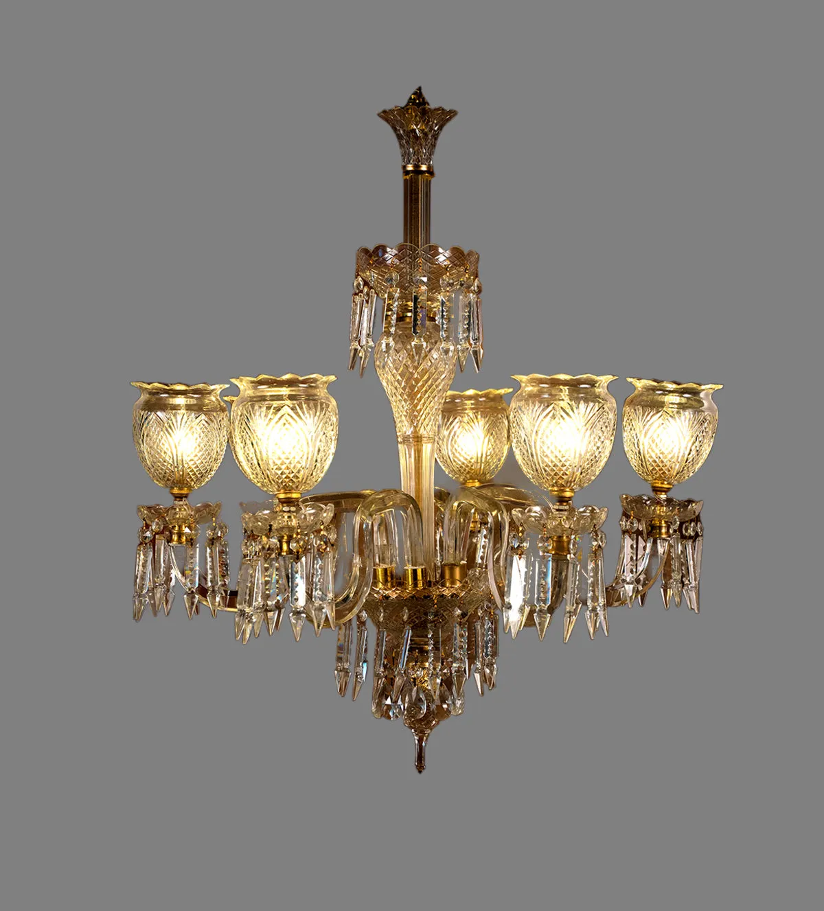 Maharaja’s Grand Crystal Cascade Chandelier