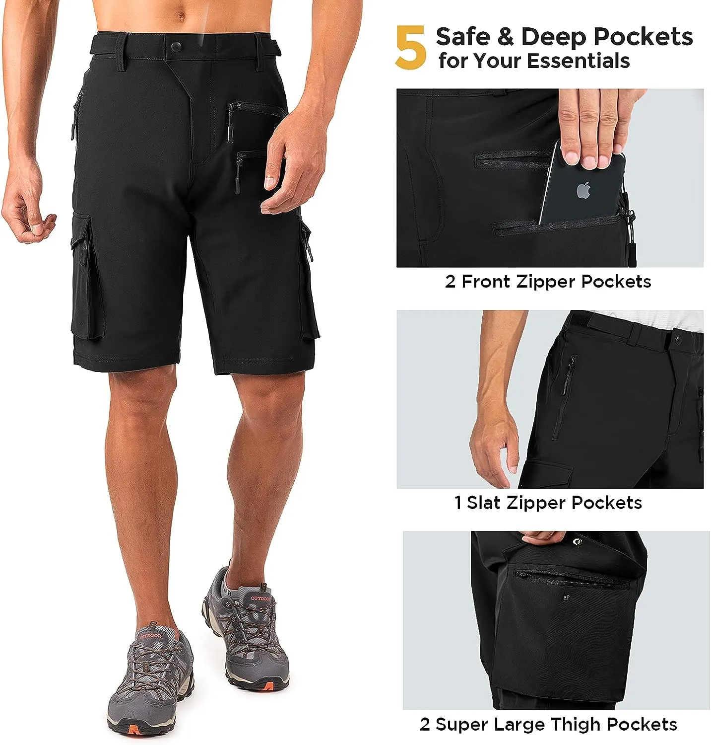 Men's Hiking Cycling Shorts 08