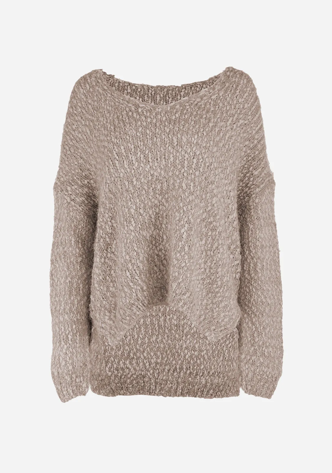 Popcorn Knit Sweater