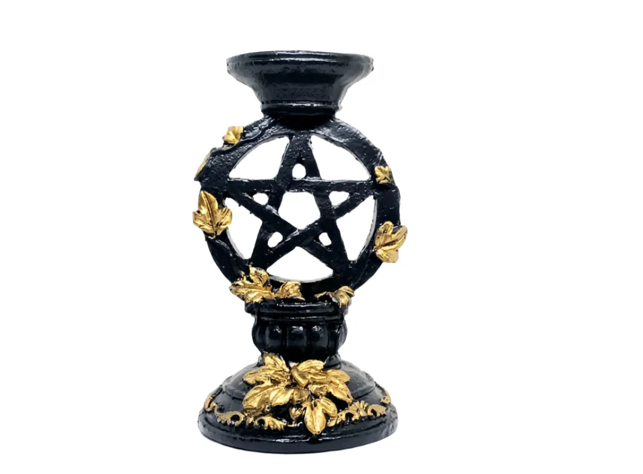 Resin Pentagram Crystal Sphere Holder