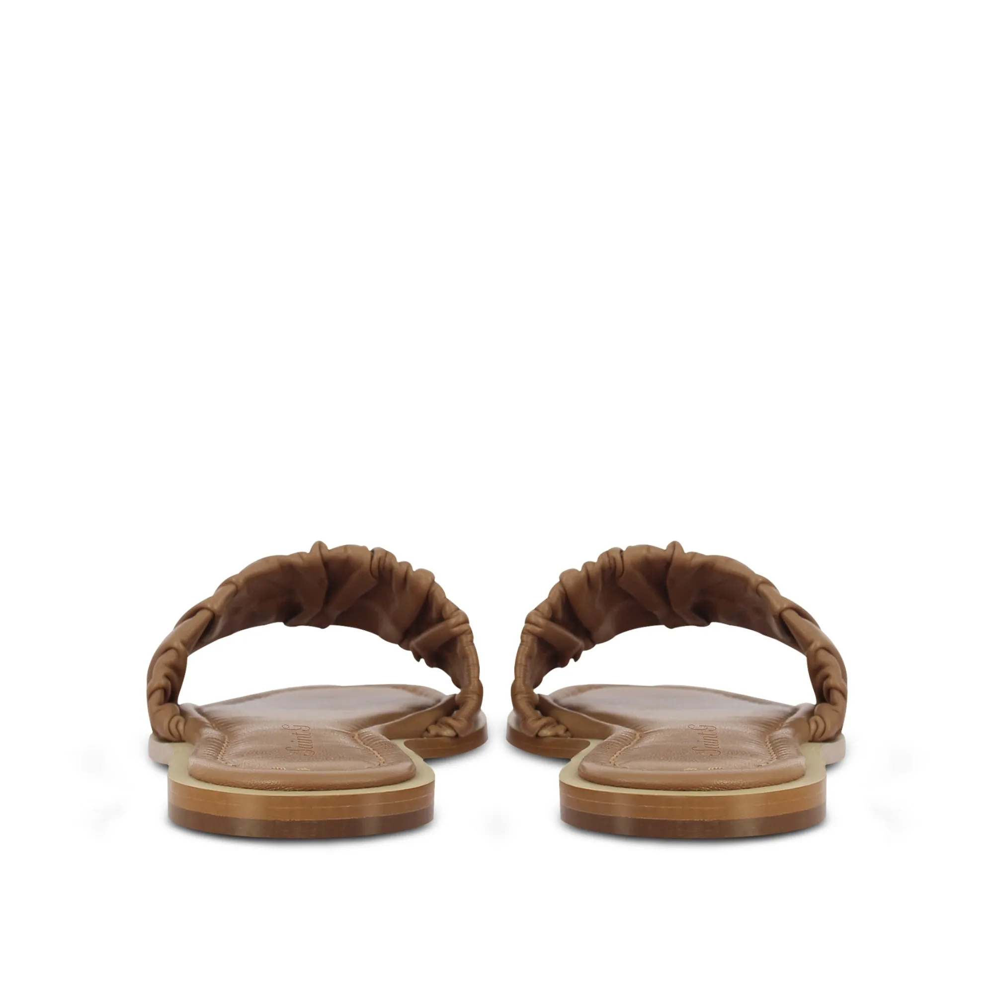 Saint Beatrice Cuoio Handcrafted Leather Slides