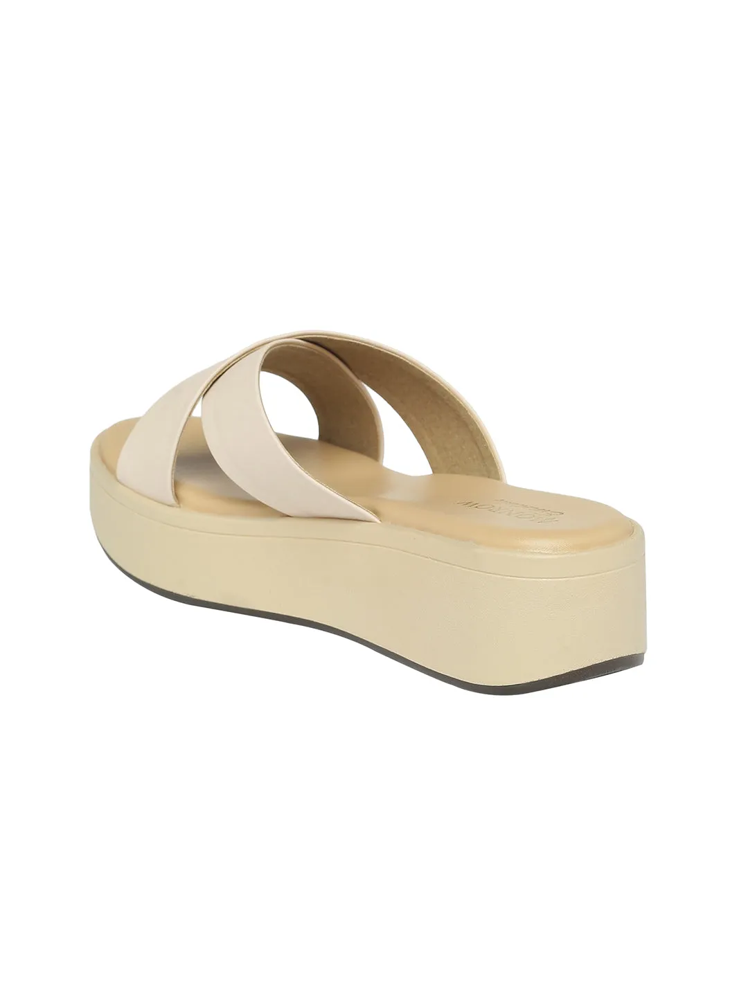 Siya Cream Wedge Heels