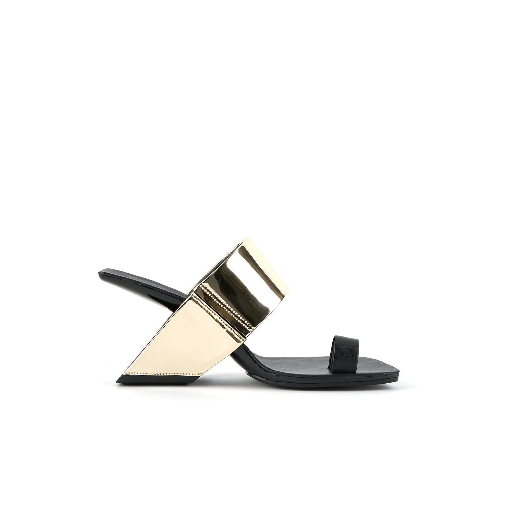 Square Toe Arch Heel Mules