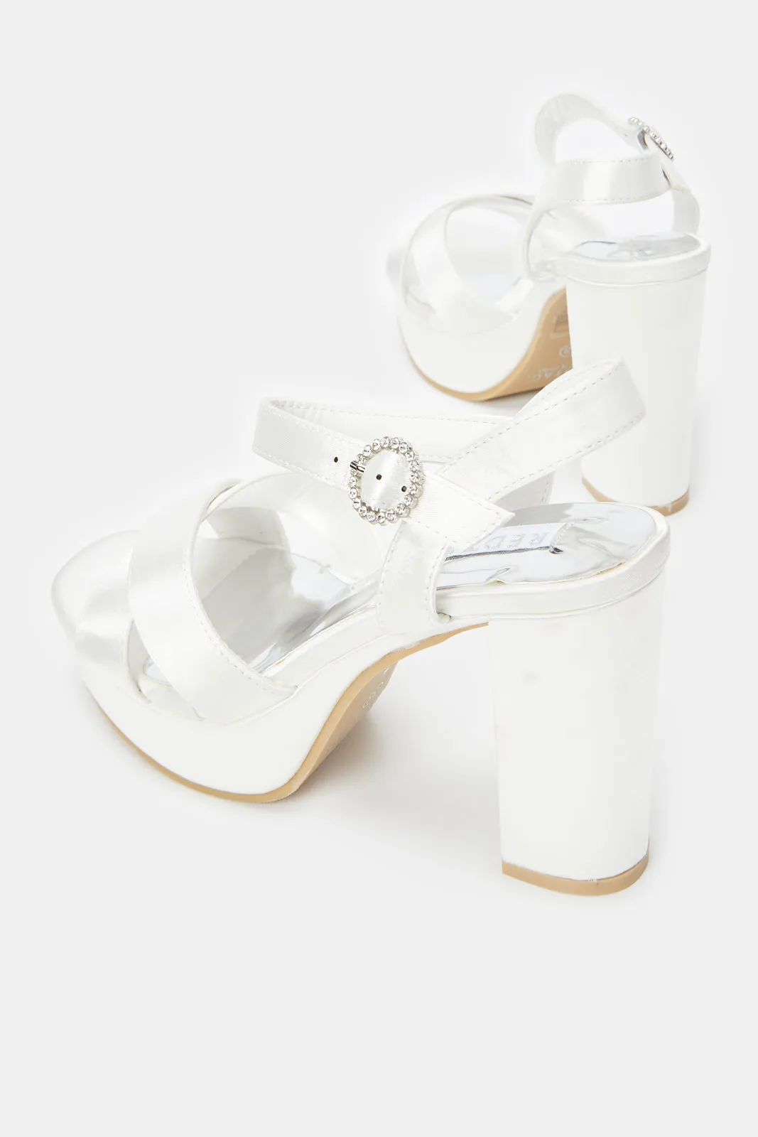 Women Silver Platform Sandal