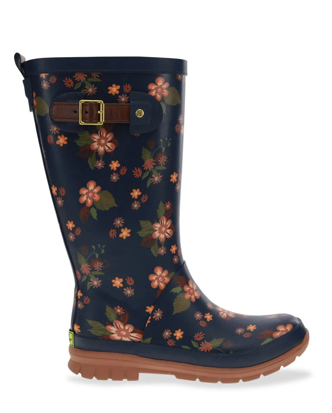 Women's Country Bloom Tall Rain Boot - Navy