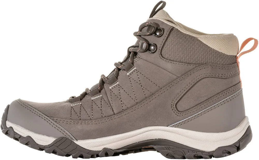 Women's Oboz Ousel Mid Waterproof Color: Cinder Stone