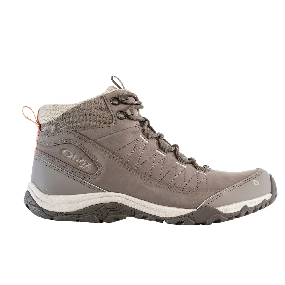 Women's Oboz Ousel Mid Waterproof Color: Cinder Stone